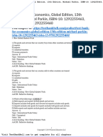 Test Bank For Economics Global Edition 13th Edition Michael Parkin Isbn 10 1292255463 Isbn 13 9781292255460