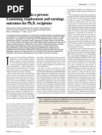 Zolas Et Al - Wrapping It Up in A Person - Examining Employment and Earnings Outcomes For Ph.d. Recipients