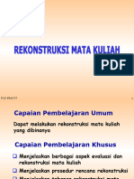 2.11 Rekonstruksi Mata Kuliah