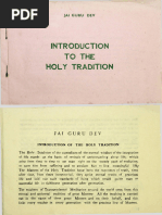 Introduction To The Holy Tradition