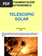 Telescopio Solar