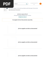 Quiz Educacion Financiera: Una Vez Que Cargue Un Documento Aprobado, Podrá Descargar El Documento