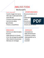 Analisis Foda - Docx Mcdonald's