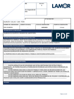 Lista de Verificación de Auditoría e Inspección de HSE de Las Instalaciones