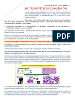 Anemias Diseritropoyéticas Congénitas Resumen