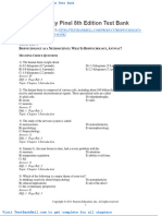 Biopsychology Pinel 8th Edition Test Bank