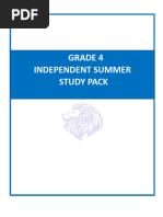 Summer Independent Reading Pack