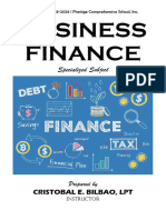 Module 1 Business Finance