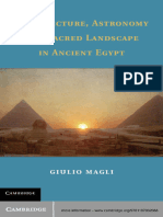 Architecture, Astronomy and Sacred Landscape in Ancient Egyp - Giulio Magli