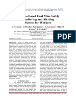 Arduino Based Coal Mine Safety Monitoring and Alerting System For Workers