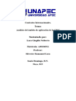 Análisis Del Ámbito de Aplicación de La CISG