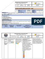 PLANIFICACIÓN 9 Semanas EMPRENDIMIENTO 3RO T.