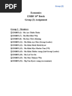 Group2 Economic Assigment 1