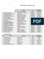 Viaje Bolivia - Copa Evo - 2023 - Lista Sub-17