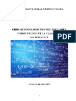 Ghid Clasa 9 Matematica - 2022