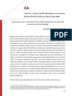 A Ação Católica Brasileira e A Formação Da Juventude Estudantil Católica No Brasil