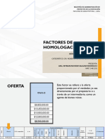 FACTORES HOMOLOGACIÓN Valuación