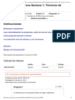 Evaluación Síncrona Semana 1 - Técnicas de Exposición Oral - Técnicas de Expresión Oral y Escrita - C19 1ero D-A - C19 1ero C-A-A