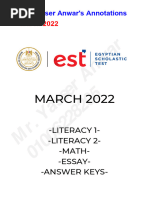 9 - EST 1 - March 2022 - Full Test - Colored