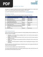 CUET Online 2022 Guide For Test Takers v4