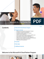 Microsoft AI Cloud Partner Program Walking Deck