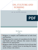 Religion, Culture, and Nursing