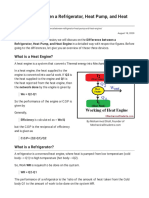 Difference Between A Refrigerator, Heat Pump, and Heat Engine (PDF)