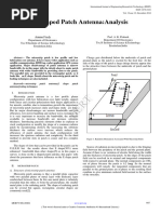 E Shaped Patch Antennaanalysis IJERTV3IS120861