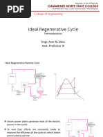 Week 08 Ideal Regenerative Cycle