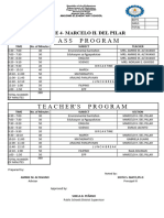 Class Program Grade4