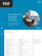 Cisco TelePresence MX200 G2, MX300 G2, MX700, MX800, SX10, SX20, SX80 User Guide Ce8.3