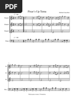 Pixar Partitura Flauta Liber