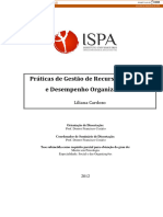 Práticas de Gestão de Recursos Humanos e Desempenho Organizacional