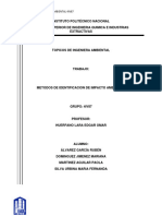 Tarea 6 Metodos de Indentificacion de Impacto Ambiental