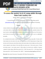 Anxiety Scale Sanjay Vohra