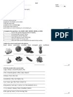 Class 6 Test 3