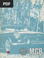 MG MGB Tourer Ghn4 Owner's Handbook