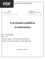 Curriculum La Matem