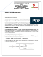 Pa Qca G8a 3P 2023 - Nomenclatura - Inorganica