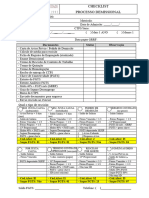 Checklist Demissional