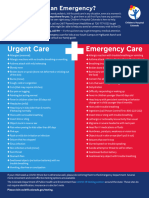 Noc Emergency and Urgent Care Infographic