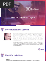 Plan de Gobierno Digital