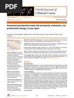 Generalized Periodontitis Treated With Periodontal, Orthodontic, and Prosthodontic Therapy: A Case Report