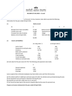 A Level Incomplete Records Practice Questions