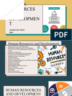 Human Resources and Development