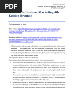 Business To Business Marketing 4th Edition Brennan Test Bank Download