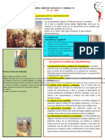 Tema: ¿Porqué Cayó El Tahuantinsuyo?: Competencia: Construye Interpretaciones Históricas