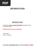 Hemostasis