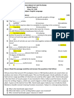 7 ICSE Eng Lang Model D