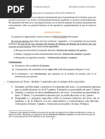 Pautas para La Realización Del Comentario de Texto